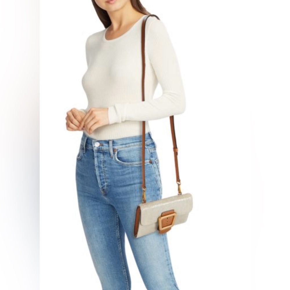 Sam Edelman Beige and Tan Cross Bag